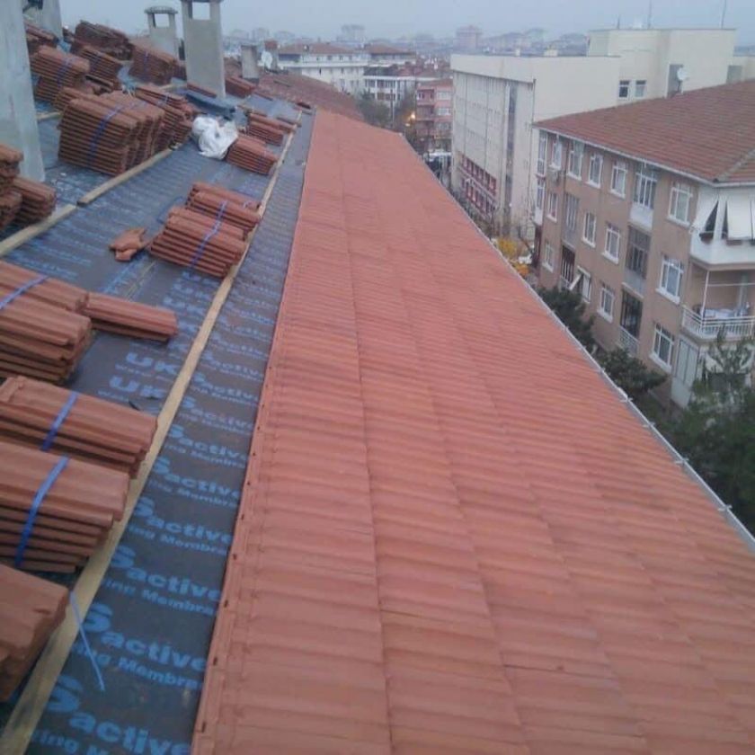 kiremit çatı onarımı izolasyonu